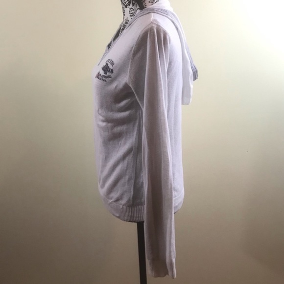 💖MEGA SALE💖Born in the USA Women’s Long Sleeve Double Shirt Size S ALSU00228 - Picture 3 of 6